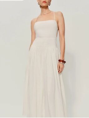 Reformation Perlette Ivory Dress NWT!